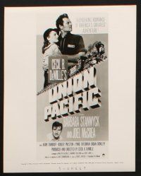 8w108 UNION PACIFIC 11 8x10 stills R58 Barbara Stanwyck, Joel McCrea, directed by Cecil B. DeMille!