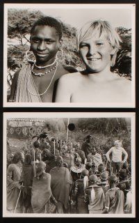 8w161 VISIT TO A CHIEF'S SON 9 8x10 stills '74 great images of African native tribe!