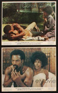 8w524 BLACK GUNN 10 color 8x10 stills '72 Jim Brown is dynamite, Martin Landau, Brenda Sykes