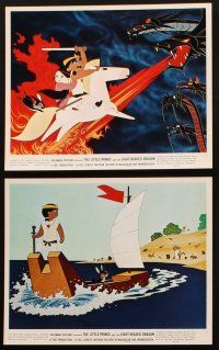 8w542 LITTLE PRINCE & THE 8 HEADED DRAGON 9 color 8x10 stills '64 early Japanese fantasy anime!