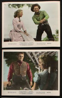 8w545 OKLAHOMA 9 color 8x10 stills '56 Rodgers & Hammerstein, Roy Barcroft, James Whitmore!