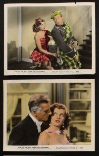 8w499 ON THE RIVIERA 20 color 8x10 stills '51 Danny Kaye, sexy Gene Tierney & Corinne Calvet!