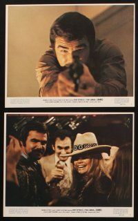 8w521 SHAMUS 11 color 8x10 stills '73 private detective Burt Reynolds, Dyan Cannon!