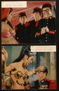 8w166 CARRY ON IN THE LEGION 8 color English FOH LCs '67 Phil Silvers, Follow That Camel!