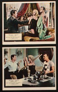8w704 NOT WITH MY WIFE YOU DON'T 8 color English FOH LCs '66 Tony Curtis, Virna Lisi, George C Scott