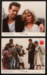 8w550 9 1/2 WEEKS 8 8x10 mini LCs '86 cool Mickey Rourke, super sexy images of Kim Basinger!
