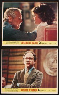 8w553 ABSENCE OF MALICE 8 8x10 mini LCs '81 Paul Newman, Sally Field, directed by Sydney Pollack!