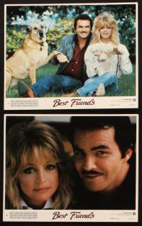 8w804 BEST FRIENDS 7 8x10 mini LCs '82 great close images of Goldie Hawn & Burt Reynolds!