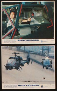 8w570 BLUE THUNDER 8 8x10 mini LCs '83 Roy Scheider, Warren Oates, Malcolm McDowell, Daniel Stern!
