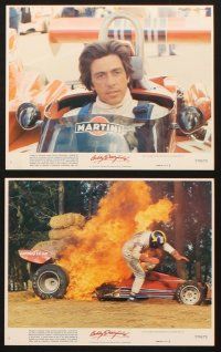 8w571 BOBBY DEERFIELD 8 8x10 mini LCs '77 F1 race car driver Al Pacino & pretty Marthe Keller!