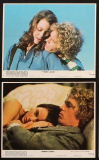 8w608 FIRST LOVE 8 8x10 mini LCs '77 Joan Darling, romantic images of William Katt & Susan Dey!