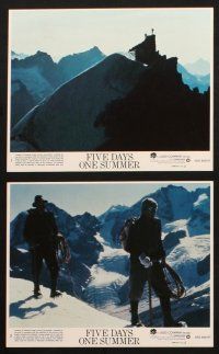 8w610 FIVE DAYS ONE SUMMER 8 8x10 mini LCs '82 Sean Connery, Zinnemann,cool mountain climbing images