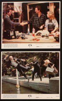8w602 F/X 8 8x10 mini LCs '86 Bryan Brown, Brian Dennehy, is it murder or is it special effects!