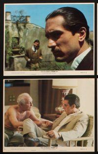 8w852 GODFATHER PART II 6 8x10 mini LCs '74 Al Pacino, Robert De Niro, Francis Ford Coppola classic