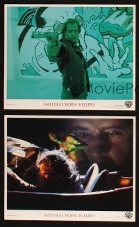 8w668 NATURAL BORN KILLERS 8 8x10 mini LCs '94 great images of Woody Harrelson & Juliette Lewis!