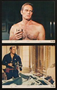 8w721 OMEGA MAN 8 8x10 mini LCs '71 Charlton Heston is the last man alive, and he's not alone!