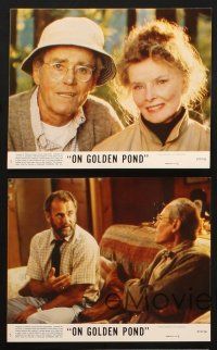8w896 ON GOLDEN POND 5 8x10 mini LCs '81 Katharine Hepburn, Henry Fonda, and Jane Fonda !