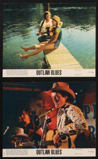 8w822 OUTLAW BLUES 7 8x10 mini LCs '77 great images of crook Peter Fonda & sexy Susan Saint James!