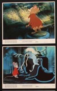 8w751 SECRET OF NIMH 8 8x10 mini LCs '82 Don Bluth, cool mouse fantasy cartoon artwork!