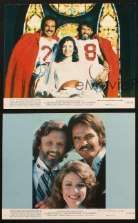 8w982 SEMI-TOUGH 3 8x10 mini LCs '77 gorgeous Jill Clayburgh, Burt Reynolds & Kris Kristofferson!
