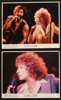 8w761 STAR IS BORN 8 8x10 mini LCs '77 Kris Kristofferson, Barbra Streisand, rock 'n' roll!
