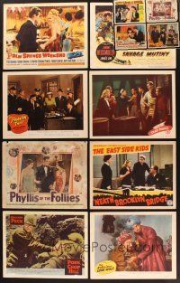 8x048 LOT OF 12 LOBBY CARDS '20s-60s Gregory Peck, East Side Kids, Rowan & Martin + more!