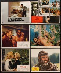 8x049 LOT OF 10 LOBBY CARDS '70s Rollerball, Mandingo, Lords of Flatbush, Earthquake & more!