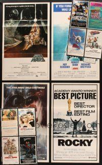 8x063 LOT OF 12 FOLDED TOPPS POSTERS '81 Star Wars, Empire Strikes Back, Superman, Jaws & more!