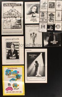 8x090 LOT OF 17 FOLDED & UNFOLDED UNCUT PRESSBOOKS '70s-80s advertising from a variety of movies!