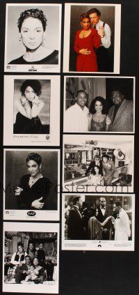8x126 LOT OF 50 JASMINE GUY PUBLICITY, TV, & MOVIE STILLS '90s from Melrose Place & more!