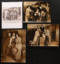 8x067 LOT OF 3 STAGE PLAY STILLS WITH PRINTED SHEET '20s great screen stars in Arizona!