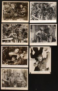 8x183 LOT OF 7 WWII 8x10 STILLS '40s-50s Home of the Brave, Breakthrough, Under Fire & more!