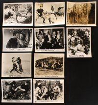 8x220 LOT OF 82 COLOMBIAN 8X10 STILLS FROM SWORD & SANDAL MOVIES '54 - '65 different images!