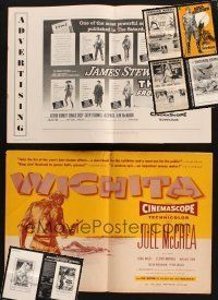 8x237 LOT OF 8 CUT & UNCUT PRESSBOOKS '55 - '77 Man From Laramie, Wichita, Female Jungle & more!