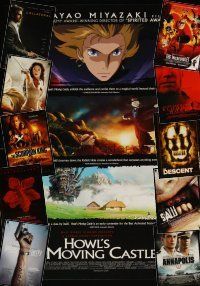 8x257 LOT OF 51 UNFOLDED MINI POSTERS '02 - '11 Howl's Moving Castle, Incredibles, Saw & more!