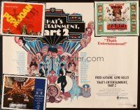 8x275 LOT OF 4 UNFOLDED HALF-SHEETS '60s-80s That's Entertainment 2, Cheech & Chong + more!