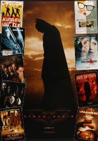8x283 LOT OF 41 UNFOLDED DOUBLE-SIDED ONE-SHEETS '98 - '06 Batman Begins, Kung Fu Hustle & more!