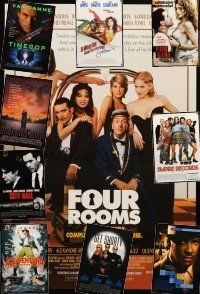 8x285 LOT OF 39 UNFOLDED DOUBLE-SIDED ONE-SHEETS '90 - '96 Four Rooms, Empire Records & more!
