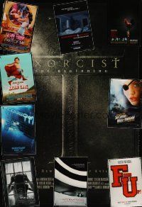 8x294 LOT OF 30 UNFOLDED DOUBLE-SIDED MOSTLY ADVANCE ONE-SHEETS '04 - '12 Exorcist & much more!