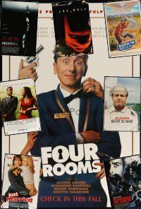 8x299 LOT OF 19 UNFOLDED DOUBLE-SIDED ONE-SHEETS '87 - '06 Four Rooms, About Schmidt & more!