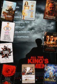 8x300 LOT OF 16 UNFOLDED DOUBLE-SIDED ONE-SHEETS '01 - '08 All the King's Men & more!