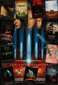 8x303 LOT OF 44 UNFOLDED MOSTLY DOUBLE-SIDED ONE-SHEETS '92 - '09 Fifth Element, Friday the 13th