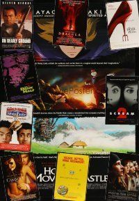 8x310 LOT OF 36 UNFOLDED DOUBLE-SIDED & SINGLE-SIDED ONE-SHEETS '90s-00s Howl's Moving Castle+more!