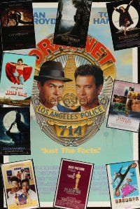 8x311 LOT OF 35 UNFOLDED DOUBLE-SIDED & SINGLE-SIDED ONE-SHEETS '86 - '06 Dragnet, Platoon +more!