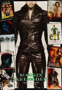 8x312 LOT OF 33 UNFOLDED DOUBLE-SIDED & SINGLE-SIDED ONE-SHEETS '87 - '06 Matrix Reloaded & more!