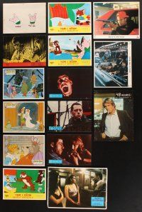8x074 LOT OF 15 YUGOSLAVIAN & OTHER EUROPEAN LOBBY CARDS '70s-80s cartoons & live action!