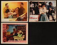 8x062 LOT OF 3 LOBBY CARDS OF CATFIGHTING '50s-60s Timber Fury, Desperados, Jesse James' Women!
