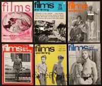 8x101 LOT OF 6 ENGLISH FILMS & FILMING MAGAZINES '60s-70s great images & information!