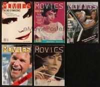 8x105 LOT OF 5 OF THE MOVIES MAGAZINES '80s Natalie Wood, Kurt Russell, Lily Tomlin & more!
