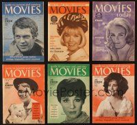 8x103 LOT OF 6 1960s MOVIES MAGAZINES '60s Steve McQueen, Doris Day, Elizabeth Taylor & more!